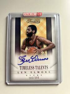 13/14 Timeless Treasures Len Elmore Timeless Talents サインカード　Auto