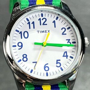 新品 TIMEX タイメックス TIME TEACHER タイムティーチャー 腕時計 クオーツ アナログ TW7C10100 ホワイト 新品電池交換済み