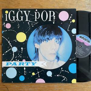 美品スペイン盤 IGGY POP ’81年名作 Party Punk パンク stooges Patti Smith　レコード LP アナログ盤　パンク天国