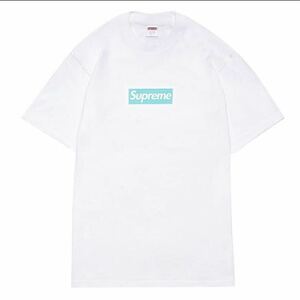 【美品中古】Supreme / Tiffany & Co. Box Logo Tee White シュプリーム　ティファニー ボックスロゴ Tシャツ