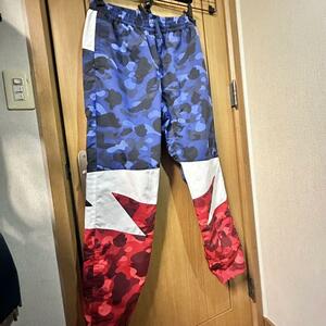 BAPE COLOR CAMO BAPESTA TRACK PANTS