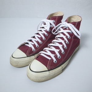 USA製 CONVERSE コンバース オールスター ハイカット 7 1/2 26cm バーガンディ / ビンテージ チャックテイラー 90s