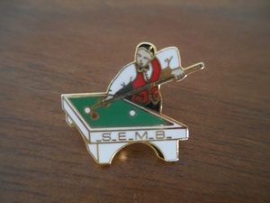 フランス☆古いピンズ 【S.E.M.B.】 ピンズ ピンバッジ PINS ピンバッチ ビリヤード