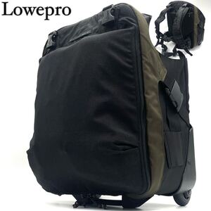 1円〜【美品】Lowepro ロープロ カメラバッグ キャリー リュック Pro Runner mini AWモデル キャンバス ナイロン ブラック 黒