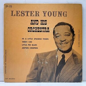 美盤!! 希少 45回転 4曲入りEP 原盤 USオリジナル LESTER YOUNG And His Orchestra = Collates No. 2 (