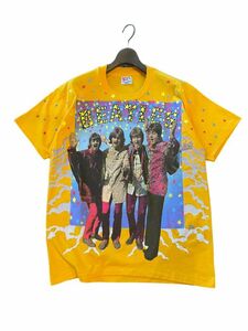 レア 美品 90s ビートルズ Beatles マジカルミステリー1994 MAGICAL MYSTERY Tour ツアー Tシャツ Lサイズ イエローオレンジ バンドT