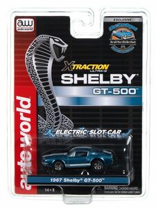 AUTO WORLD XTRACTION ☆Slot Car Depot 限定1000台☆Shelby GT-500（Poly Blue ）☆HOスロットカー/AFX/TYCO