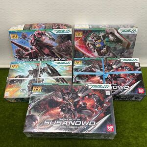 ★☆新品未使用品 BANDAI/バンダイ プラモデル HG 1/144 5点まとめ スサノオ/Oガンダム(実戦配備型)/ジンクスIII など ガンダムOO