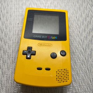 動作品/ゲームボーイカラー GAMEBOY COLOR イエロー　黄色/ Nintendo 任天堂 ニンテンドー/レトロゲーム機