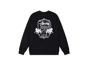 【人気デザイン】 ステューシー stussy 長袖 スウェットシャツ 男女兼用 長袖 パーカー