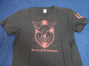 シュヴァルツェスマーケン 第666戦術機中隊 黒の宣告 Tシャツ（Lサイズ）③