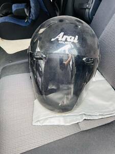 アライ Arai ジェットヘルメット ヘルメット 中古品 57.58CM Mサイズ？