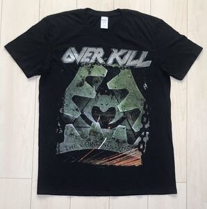 OVERKILL オーバーキル Tシャツ 【 L 】 GRINDING WHEEL 黒 ブラック MEAN GREEN KILLING MACHINE