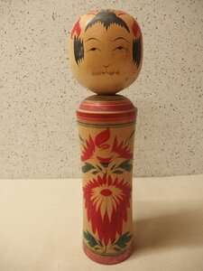 0430009s【松田忠雄 鳴子系 伝統 こけし ②】工芸品/置物/木工/Ｈ54cm/中古品