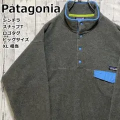 Patagoniaパタゴニア シンチラ スナップT フリース グレー XL相当.