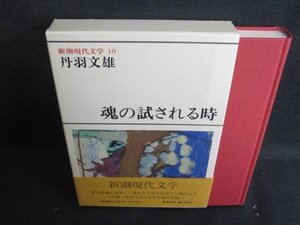 新潮現代文学10魂の試される時　丹羽文雄　シミ日焼け有/TBZL