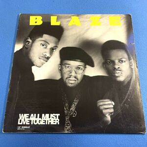 【HOUSE】Blaze - We All Must Live Together / Motown MOT 4718 / VINYL 12 / US