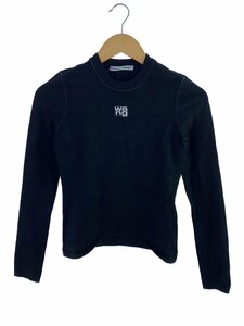 Alexander Wang◆ロゴパッチロングTシャツ//セーター(薄手)/S/-/BLK