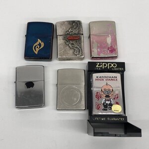 ZIPPO　ジッポー　オイルライター　6点まとめ　KIRIN FIRE　加トちゃん　ほか【DAALA019】