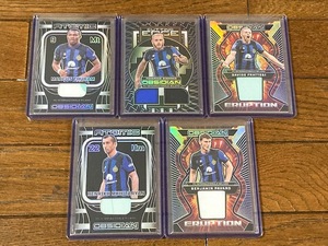 2023-24 Panini Obsidian Soccer FC Internazionale Milano Jersey Cards インテルミラノ ジャージーカード 5枚セット