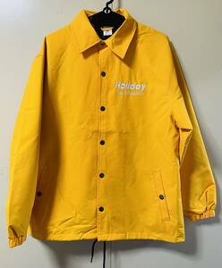 ☆即決☆未使用品☆HOLIDAY COACH JACKET YELLOW Mサイズ ホリディ撥水5千mm 撥水コーチジャケットイエロー春ゲレンデ人気のデザイン45%OFF