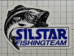 SILSTAR FISHING TEAM 古いステッカー 釣り フィッシング シルスター リール ビンテージ 海外 +A1