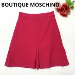 極美品 BOUTIQUE MOSCHINO モスキーノ フレア スカート ピンク