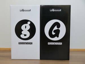 在庫最後・未開封★GOODENOUGH x MEDICOM TOY★ベアブリック 400%・2体セット／千秋 tension kaws bape 1000% グッドイナフ fragment FIRST