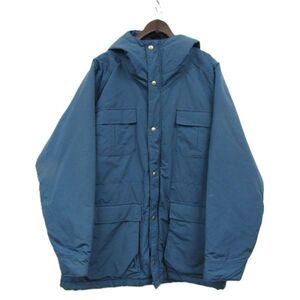 ★USA製★ サイズ L L.L.Bean 中綿 マウンテン ジャケット パーカー ブルー エルエルビーン 古着 ビンテージ 4D2403