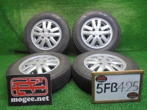 5FB425 BB8)) 送料無料 2021年製 145/80R13 ブリヂストン ブリザックVRX2 スタッドレスタイヤ+13インチアルミホイール4本セット N-BOX