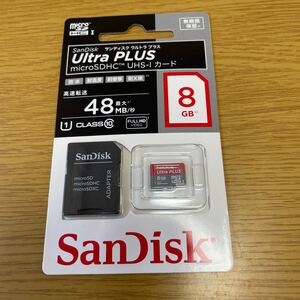 ☆新品☆ SANDISK サンディスク ウルトラ プラス 8GB microSDXCカード UHS-1対応 