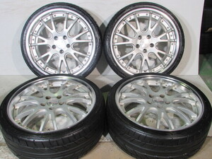 ☆WORK■GNOSIS■GS4■ワークグノーシスGS4■114.3-5H/19-8J/+48■225/35R19■NITTO NT555 G2■オデッセイ.ノア.VOXY.レヴォーグ.ヴェゼル