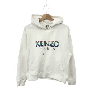 ◆KENZO ケンゾー パーカー サイズ:S◆ ホワイト レディース ロゴ スパンコール トップス