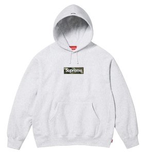 新品 Mサイズ Supreme Box Logo Hooded Sweatshirt Ash Grey シュプリーム ボックス アッシュグレー スウェット パーカー NIGO 