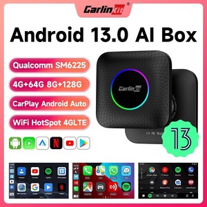 10月30日入荷しました！テレビ見れる！魔改造！新品未開封 CarlinKit Tbox Ambient 4+64GB 日本版技適対応 カーリンキット Android13