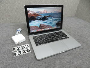 MacBook Pro A1278 究極PC ◆CS6 ＆Office付 ◆PC1台で、ダブルmacOS & Win10◆13.3型◆ 高速2.0GHz / 8GB / 高速起動SSD 512GB