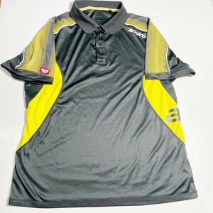 アンドロ andro JTTA 日本卓球協会公認 卓球ウェア ポロシャツ XLサイズ