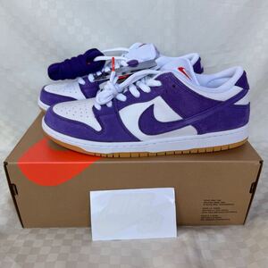 NIKE SB DUNK LOW PRO ISO COURT PURPLE GUM US10.5 28.5cm 新品未使用 DV5464-500 ナイキSB ダンクロープロ コートパープルガム オレンジ