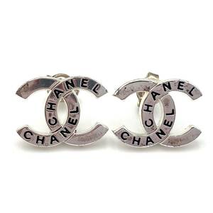 【１円スタート】CHANEL　シャネル　ピアス　CC　ココマーク　シルバー　98P　アクセサリー　レディース　ブランド　7B-010