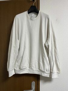 attachmentアタッチメント23ss CO/PE DOUBLE KNIT SWEAT SHIRTS1新品 スウェット カットソー