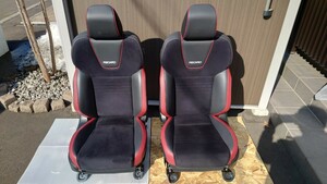 「北海道内手渡し限定」『値下げ』レカロ　RECARO　WRX　STI　純正オプション　電動　シートヒーター　SJ　フォレスター　左右　レヴォーグ