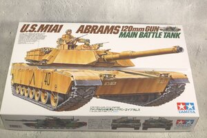 未開封 TAMIYA タミヤ 1/35 ミリタリーミニチュアシリーズ No.156 アメリカM1A1戦車 ビッグガン・エイブラムス