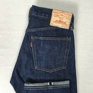 【旧】DENIME ドゥニーム SHINS シンズ 代官山店10周年記念モデル 66XX 限定300本 日本製 W28 L34 革パッチ セルビッチ 黄耳 ボタンフライ