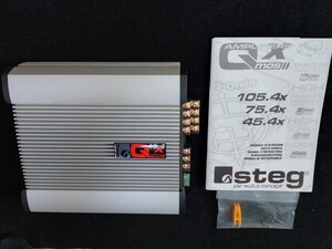 Steg（ステッグ） QM 45.4X　QmosⅡ　パワーアンプ　Hi-Fi カーオーディオ