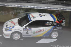 【入手困難・最終1点】１/43ixo　フォードフォーカスRS　WRC03#4(未開封）マガジン・元箱付属　Castrol　ラリーカーコレクションNo52