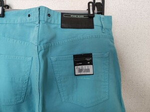 試着のみ新品/STONE ISLAND Denims/ストーンアイランド デニム Model Flint パンツ 381433B9/W36（細い34-5位） 