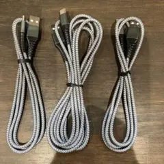 匿名配送❣️3本セット　USB Type C ケーブル 長さ　1m お得　家族で