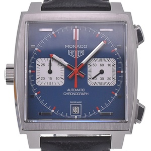 タグホイヤー TAG HEUER CAW211P.FC6356 モナコ クロノグラフ 自動巻き メンズ 美品 箱・保証書付き K#131746