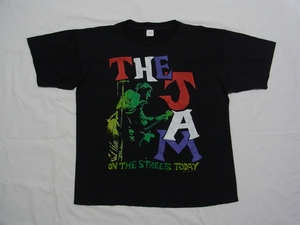 ☆未着用☆ 90s ビンテージ THE JAM ザ・ジャム Tシャツ sizeM 黒 ☆USA古着 パンク ロック モッズ ポール・ウェラー The Style Council