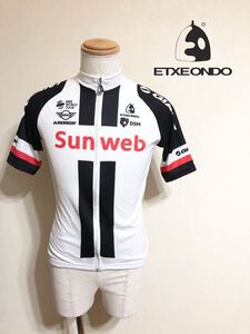 ETXEONDO サイクルジャージ トップス sunweb GIANT ウェア サイズM 半袖 白黒赤